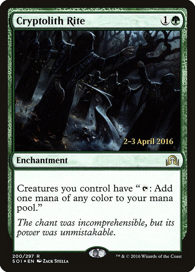 Cryptolith Rite [Shadows over Innistrad Prerelease Promos] | Lots Moore NSW