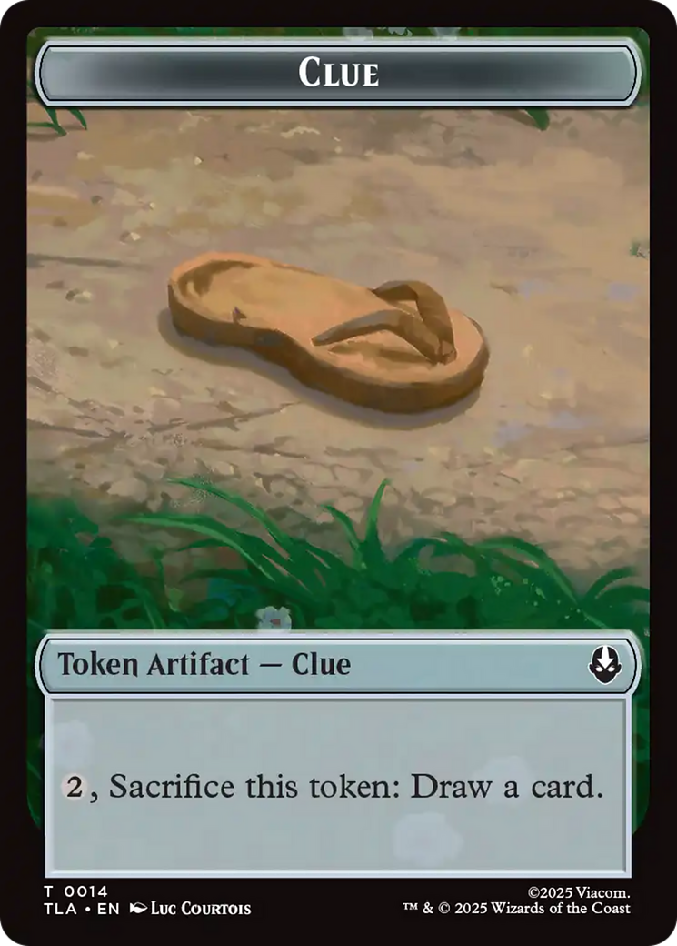 Clue (0014) // Copy (0002) Double-Sided Token [Avatar: The Last Airbender Tokens] | Lots Moore NSW