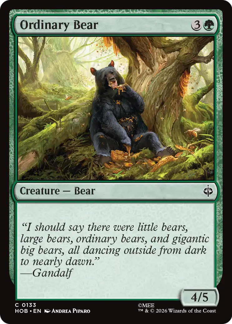 Ordinary Bear [The Hobbit] | Lots Moore NSW