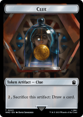 Human (0005) // Clue (0023) Double-Sided Token [Doctor Who Tokens] | Lots Moore NSW