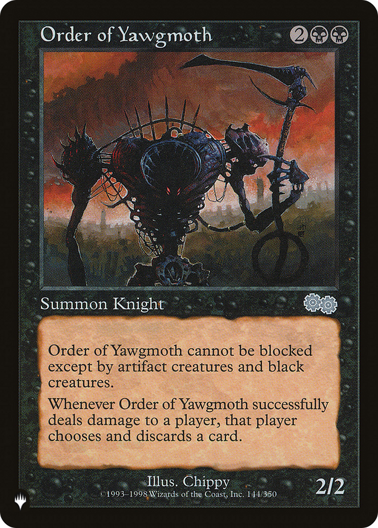 Order of Yawgmoth (USG) [The List] | Lots Moore NSW