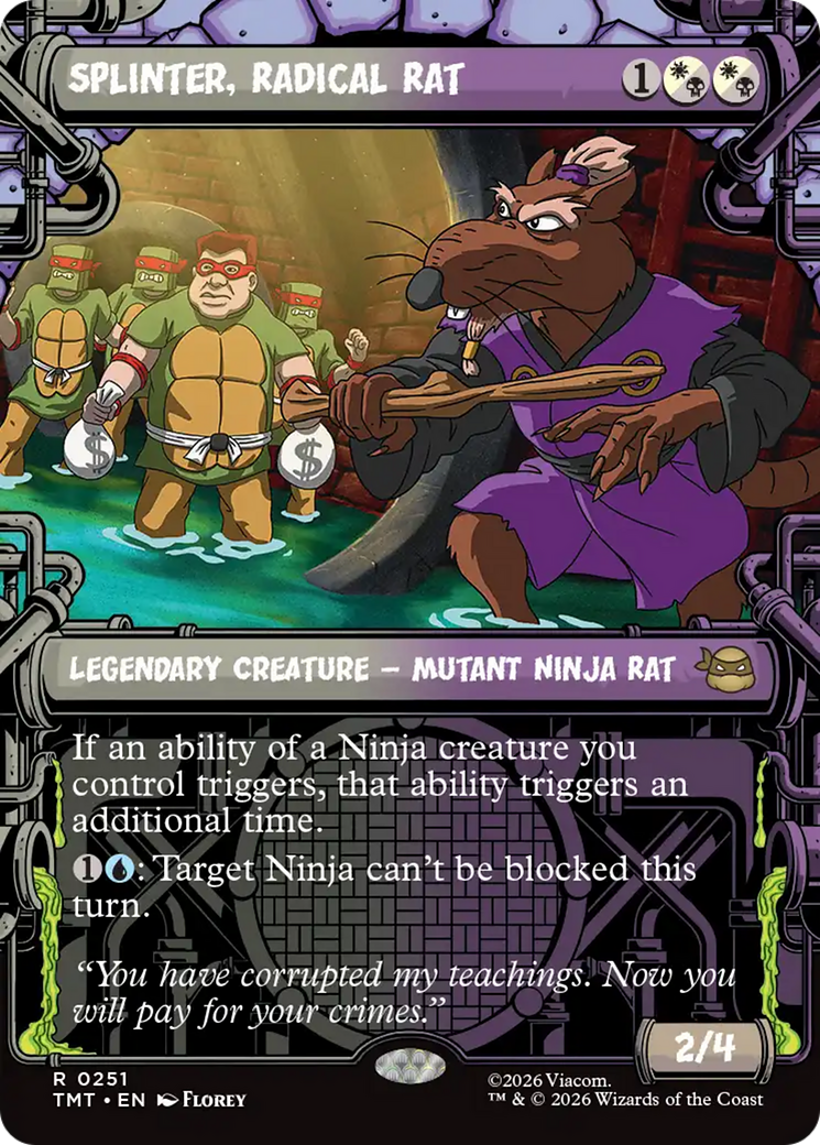 Splinter, Radical Rat (Showcase) [Teenage Mutant Ninja Turtles] | Lots Moore NSW