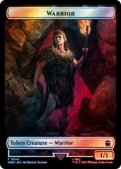 Warrior // Food (0058) Double-Sided Token (Surge Foil) [Doctor Who Tokens] | Lots Moore NSW