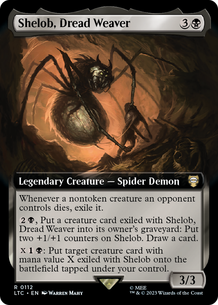 Shelob, Dread Weaver (Extended Art) [The Lord of the Rings: Tales of Middle-Earth Commander] | Lots Moore NSW