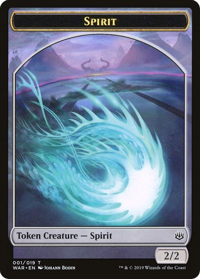 Dragon // Spirit Double-Sided Token [Challenger Decks 2020 Tokens] | Lots Moore NSW