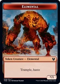 Elemental // Satyr Double-Sided Token [Theros Beyond Death Tokens] | Lots Moore NSW
