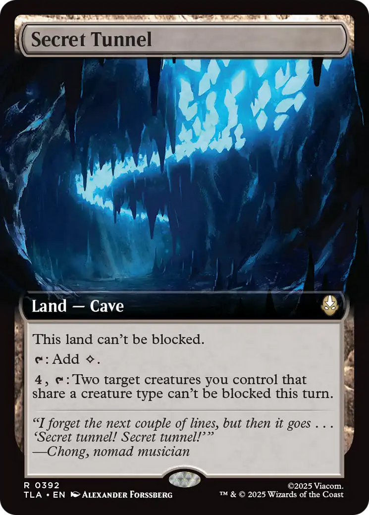 Secret Tunnel (Extended Art) [Avatar: The Last Airbender] Magic: The Gathering | Lots Moore NSW