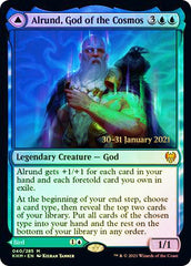 Alrund, God of the Cosmos // Hakka, Whispering Raven [Kaldheim Prerelease Promos] | Lots Moore NSW