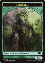 Elemental // Beast (019/036) Double-Sided Token [Commander 2014 Tokens] | Lots Moore NSW