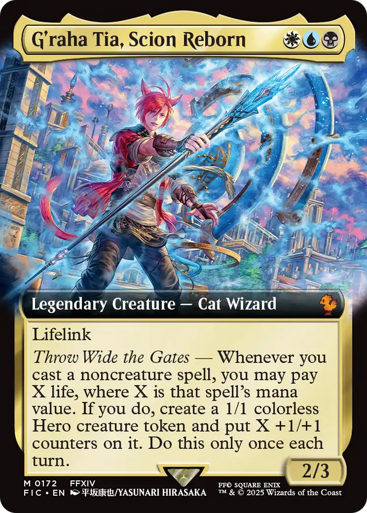 G'raha Tia, Scion Reborn (Extended Art) [FINAL FANTASY Commander] | Lots Moore NSW