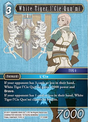 White Tiger I'Cie Qun'mi [Rebellion's Call] | Lots Moore NSW