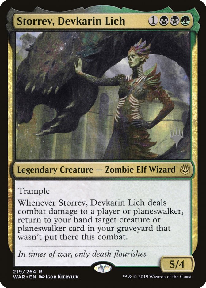 Storrev, Devkarin Lich (Promo Pack) [War of the Spark Promos] | Lots Moore NSW