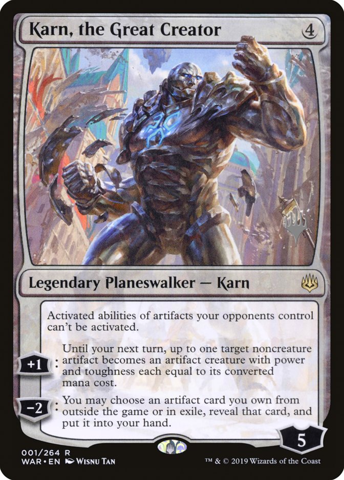 Karn, the Great Creator (Promo Pack) [War of the Spark Promos] | Lots Moore NSW