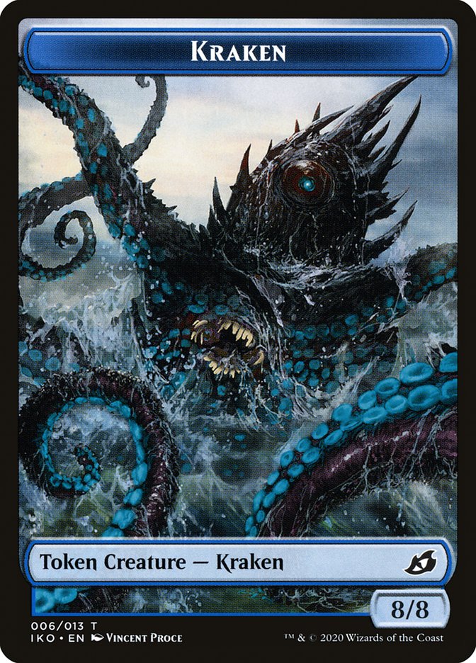 Kraken Token [Ikoria: Lair of Behemoths Tokens] | Lots Moore NSW