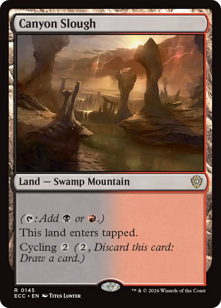 Canyon Slough [Lorwyn Eclipsed Commander] | Lots Moore NSW