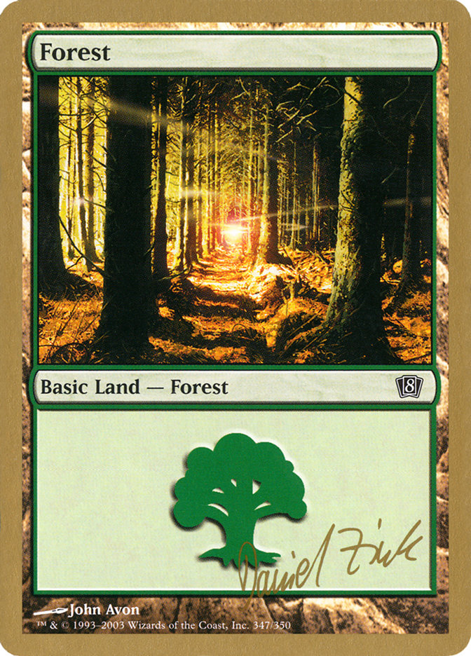 Forest (dz347) (Daniel Zink) [World Championship Decks 2003] | Lots Moore NSW