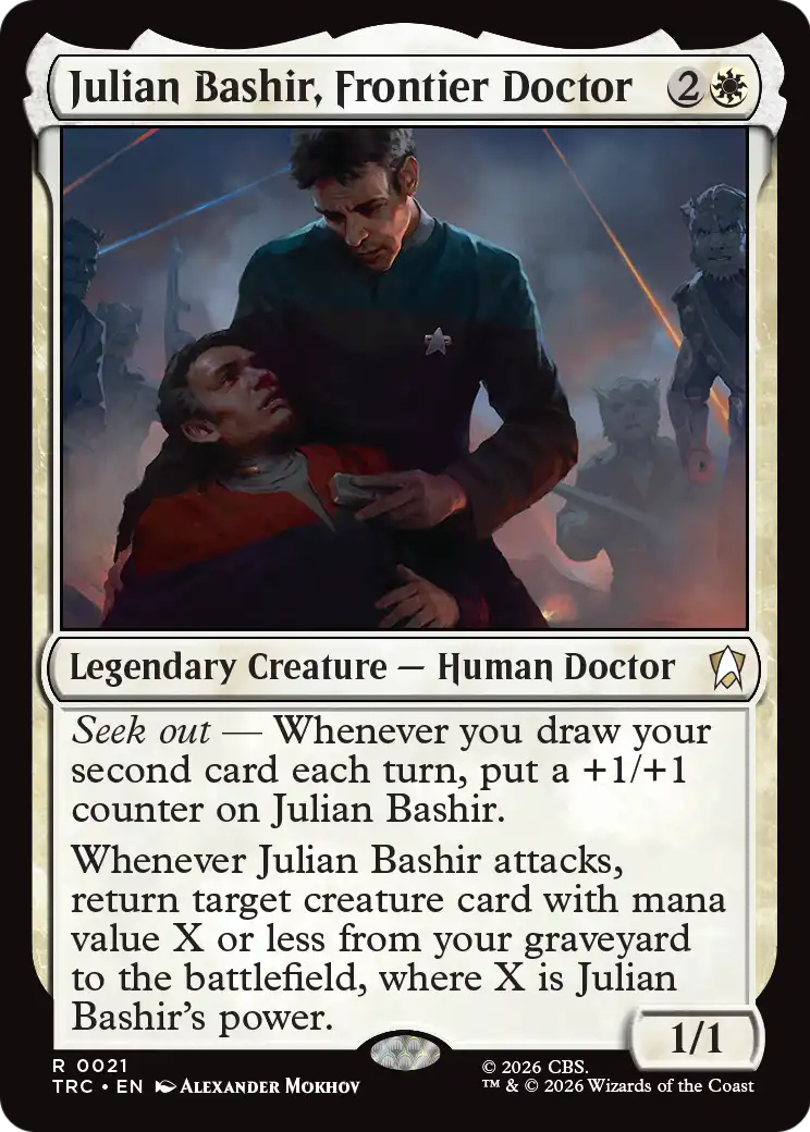 Julian Bashir, Frontier Doctor (Surge Foil) [Star Trek Commander] | Lots Moore NSW