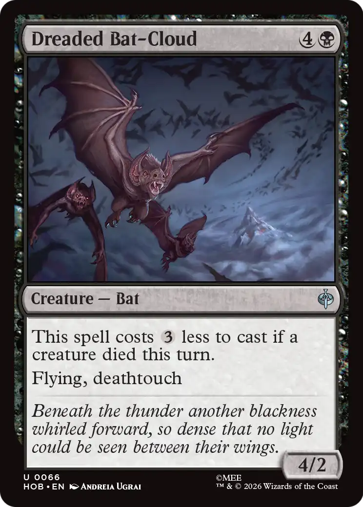Dreaded Bat-Cloud [The Hobbit] | Lots Moore NSW