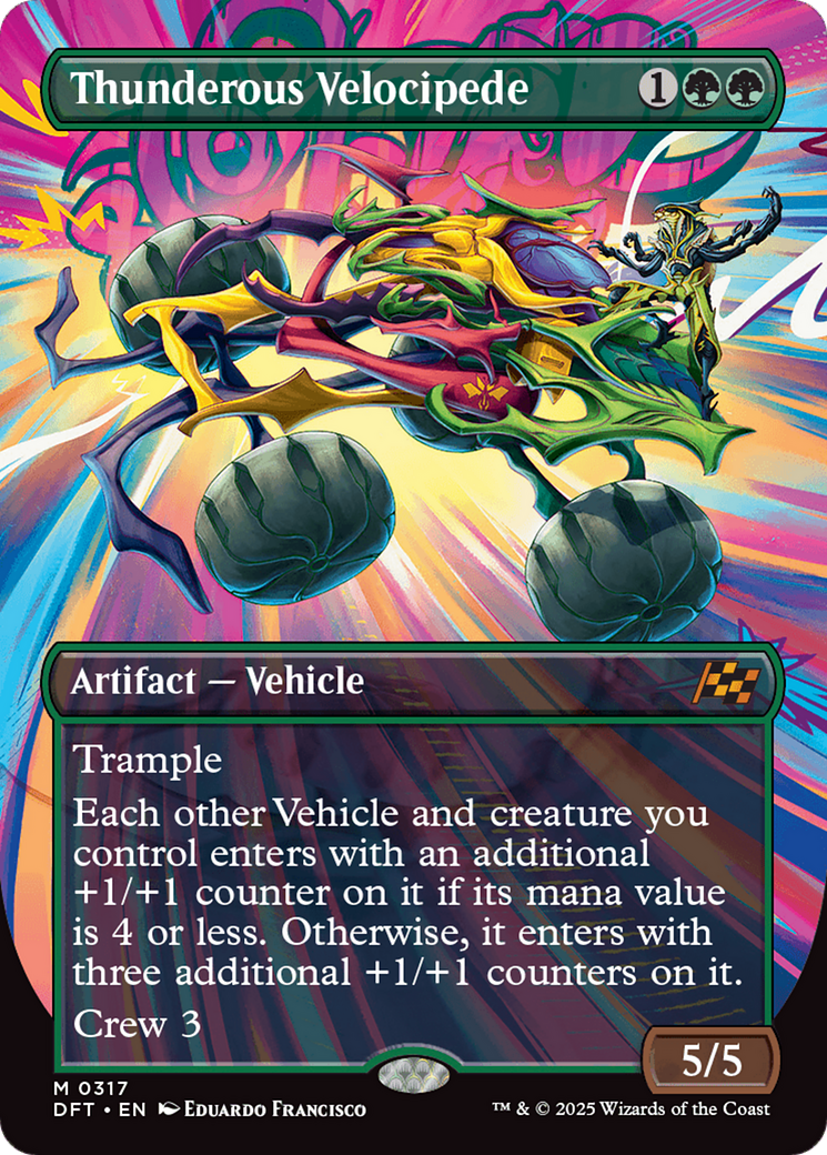 Thunderous Velocipede (Borderless) [Aetherdrift] | Lots Moore NSW