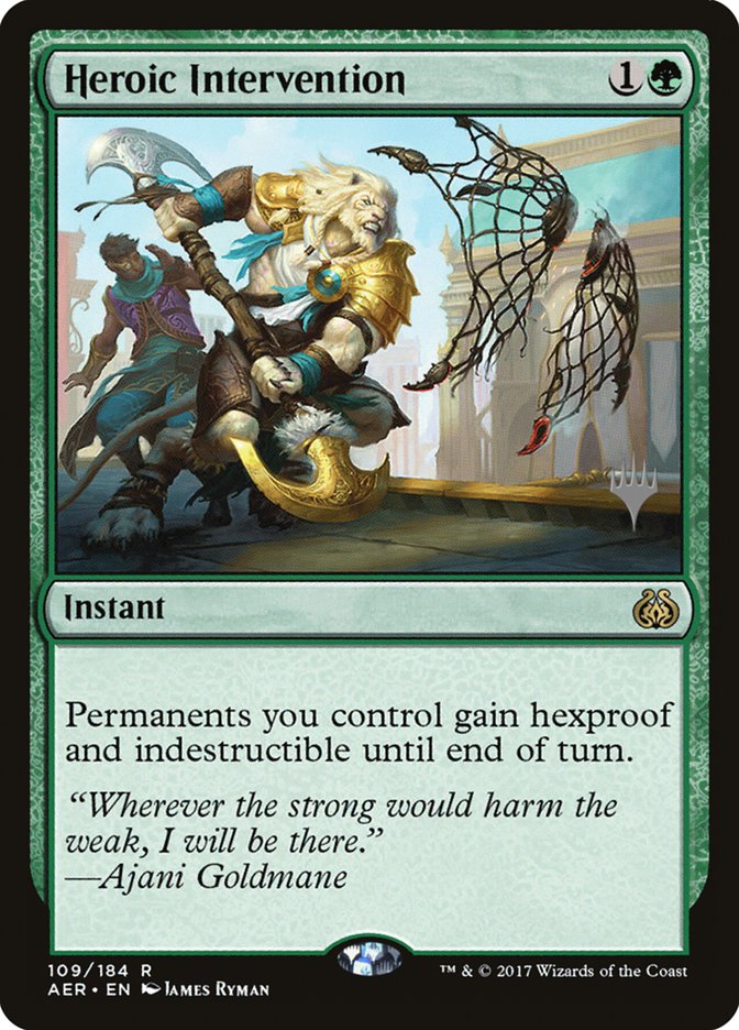 Heroic Intervention (Promo Pack) [Aether Revolt Promos] | Lots Moore NSW