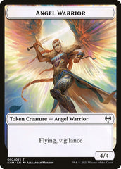 Human Warrior // Angel Warrior Double-Sided Token [Kaldheim Tokens] | Lots Moore NSW