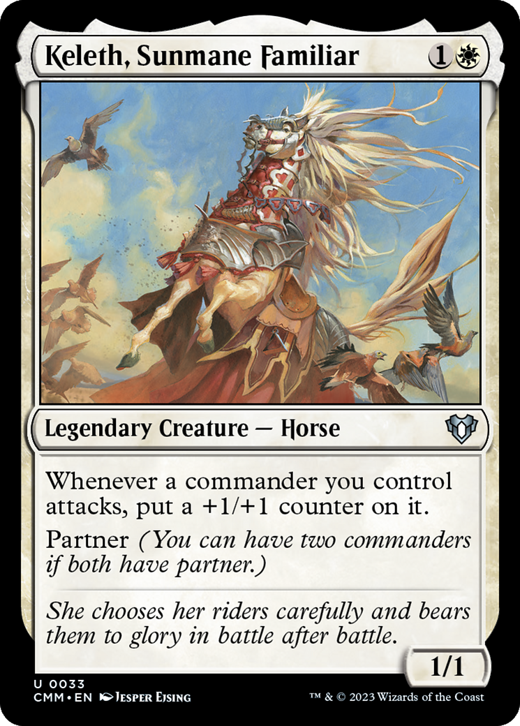 Keleth, Sunmane Familiar [Commander Masters] | Lots Moore NSW