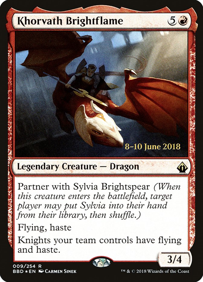 Khorvath Brightflame [Battlebond Prerelease Promos] | Lots Moore NSW