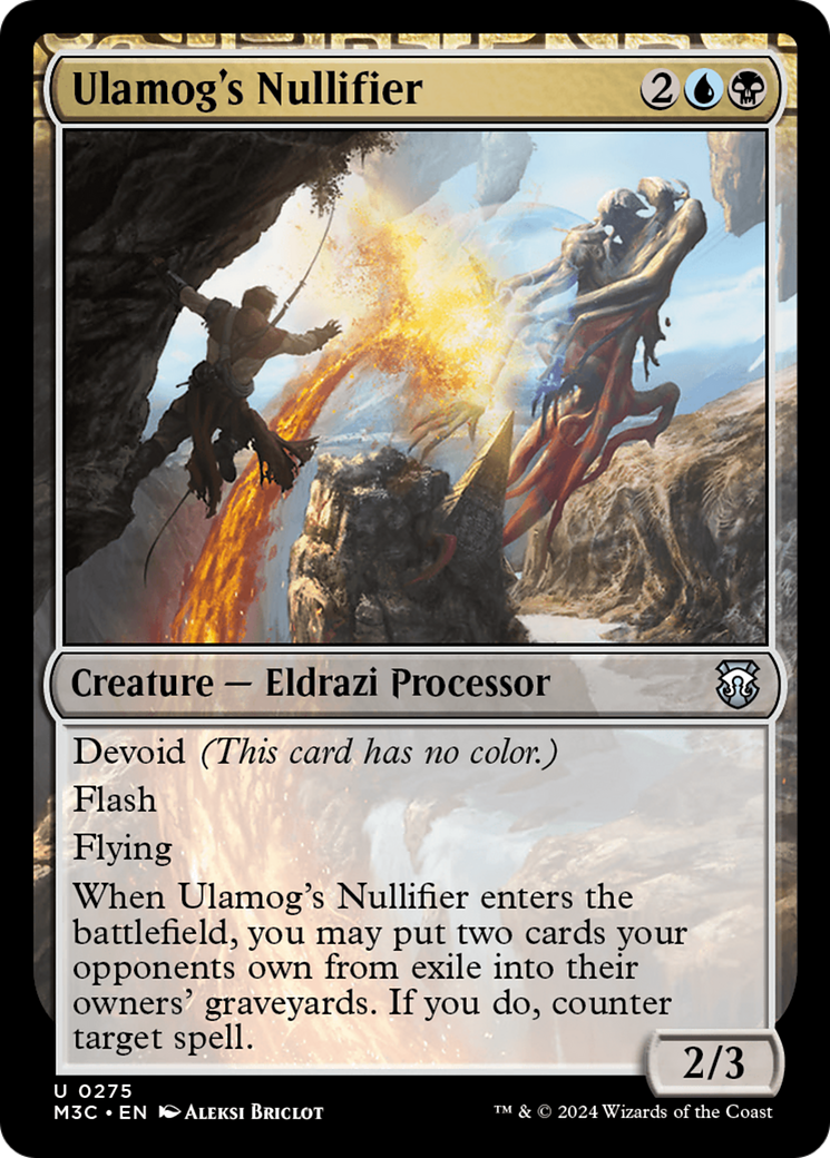 Ulamog's Nullifier (Ripple Foil) [Modern Horizons 3 Commander] | Lots Moore NSW
