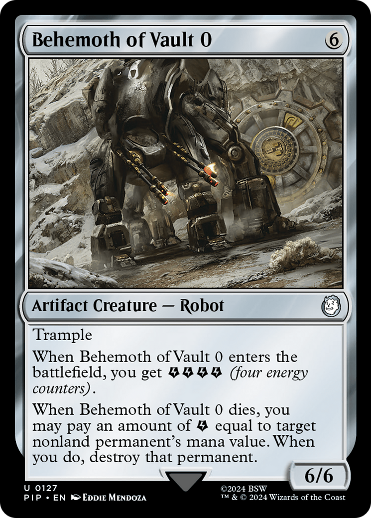 Behemoth of Vault 0 [Fallout] | Lots Moore NSW