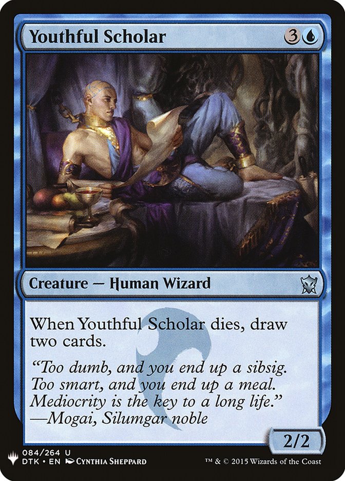 Youthful Scholar [Mystery Booster] | Lots Moore NSW