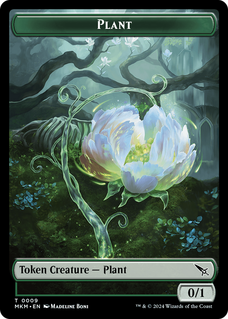Detective // Plant Double-Sided Token [Murders at Karlov Manor Tokens] | Lots Moore NSW