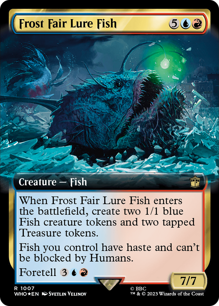 Frost Fair Lure Fish (Extended Art) (Surge Foil) [Doctor Who] | Lots Moore NSW