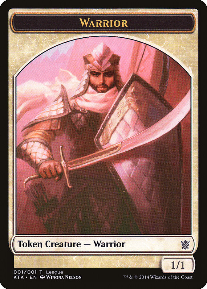 Warrior Token [League Tokens 2014] | Lots Moore NSW
