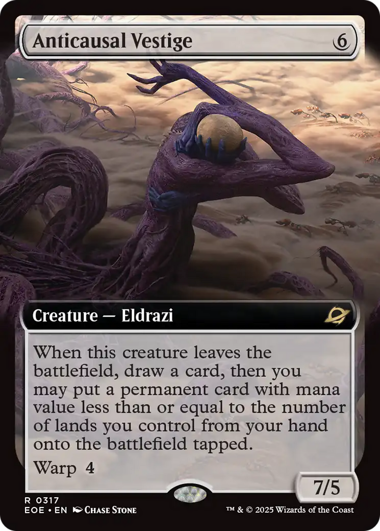 Anticausal Vestige (Extended Art) [Edge of Eternities] | Lots Moore NSW