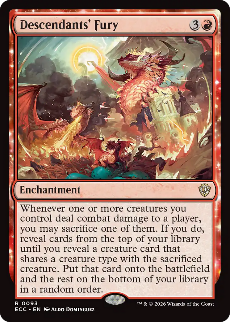 Descendants' Fury [Lorwyn Eclipsed Commander] | Lots Moore NSW