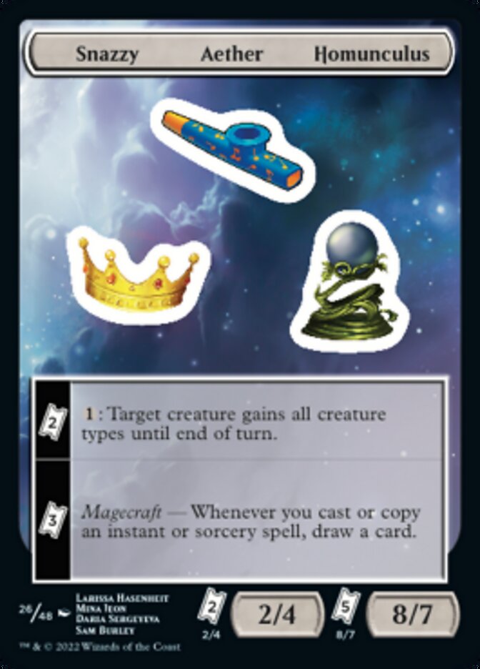 Snazzy Aether Homunculus [Unfinity Stickers] | Lots Moore NSW