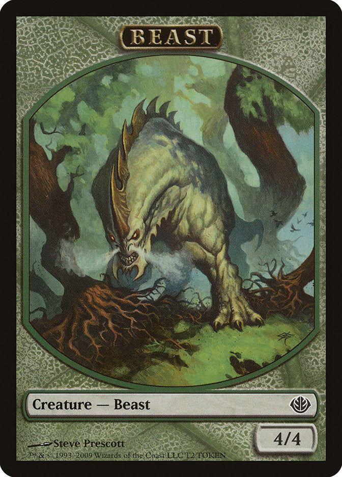Beast Token (T2) [Duel Decks: Garruk vs. Liliana Tokens] | Lots Moore NSW