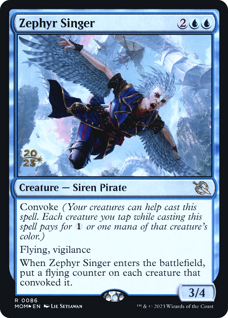 Zephyr Singer [March of the Machine Prerelease Promos] | Lots Moore NSW