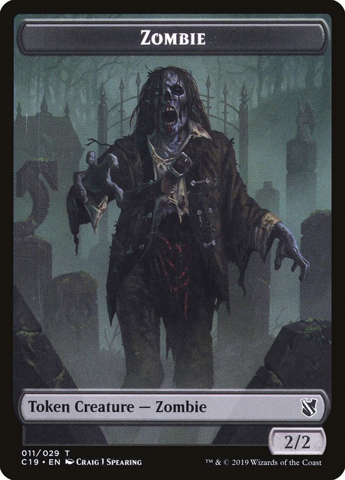 Zombie Token (011/029) [Commander 2019 Tokens] | Lots Moore NSW