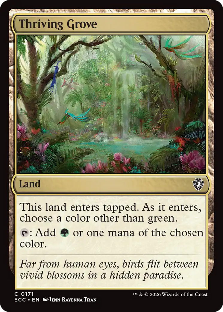 Thriving Grove [Lorwyn Eclipsed Commander] | Lots Moore NSW