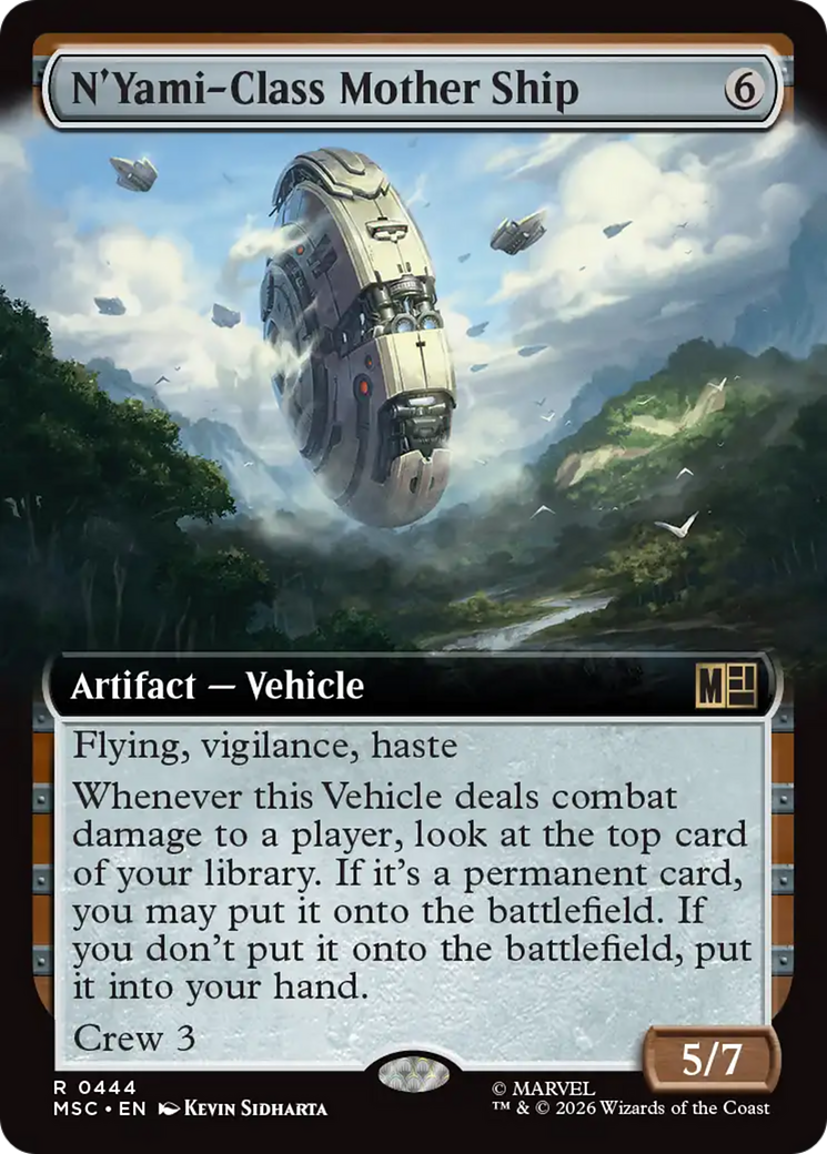 N'Yami-Class Mother Ship (Extended Art) [Marvel Super Heroes Commander] | Lots Moore NSW