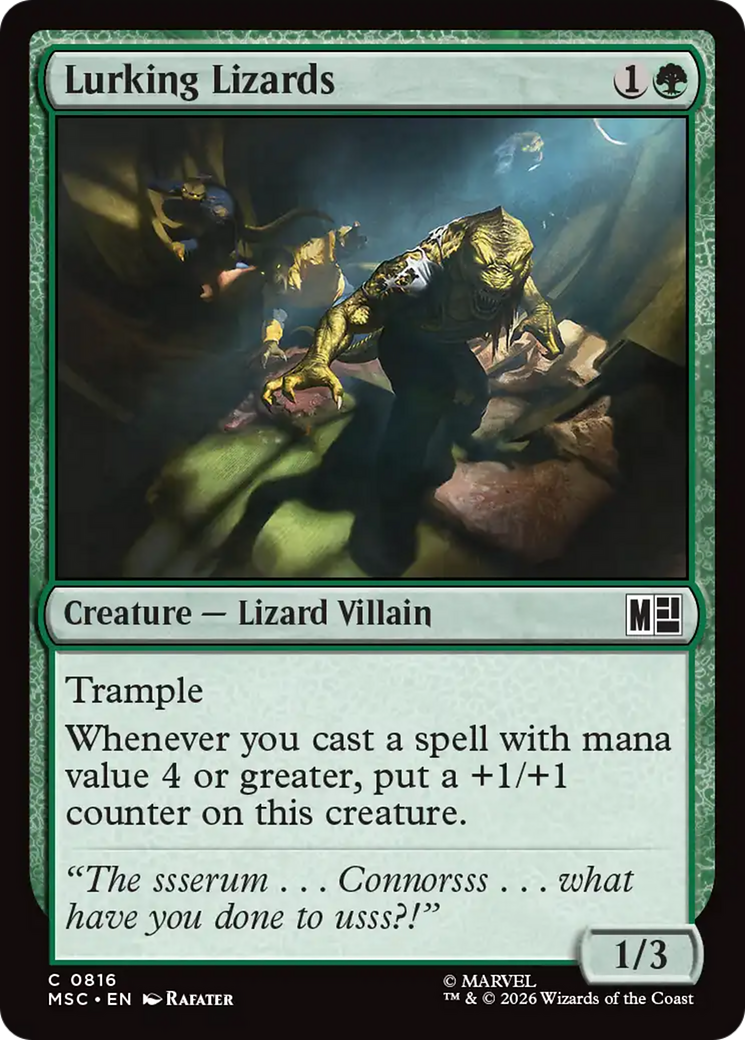 Lurking Lizards [Marvel Super Heroes Commander] | Lots Moore NSW