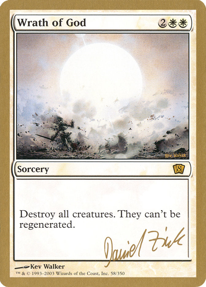 Wrath of God (Daniel Zink) [World Championship Decks 2003] | Lots Moore NSW