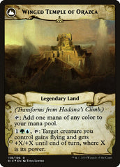 Hadana's Climb // Winged Temple of Orazca [Rivals of Ixalan Prerelease Promos] | Lots Moore NSW
