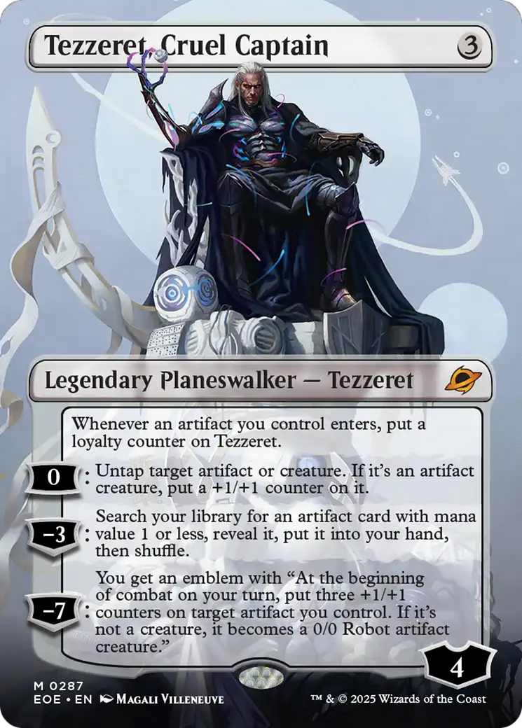 Tezzeret, Cruel Captain (Borderless) [Edge of Eternities] | Lots Moore NSW