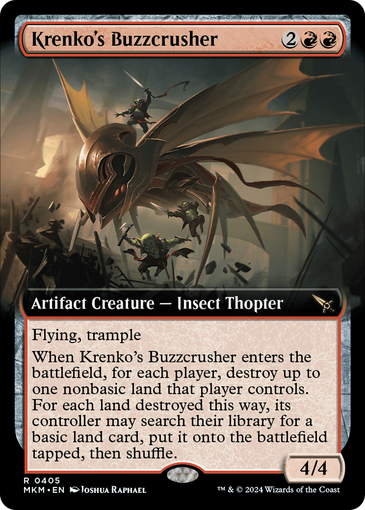 Krenko's Buzzcrusher (Extended Art) [Murders at Karlov Manor] | Lots Moore NSW