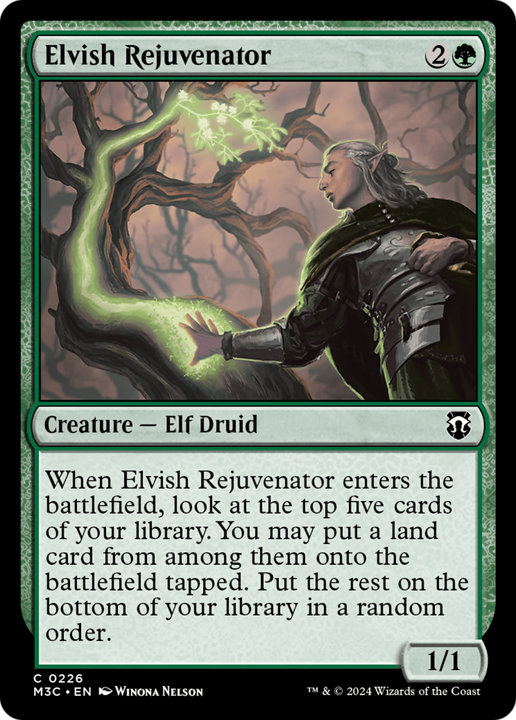 Elvish Rejuvenator (Ripple Foil) [Modern Horizons 3 Commander] | Lots Moore NSW