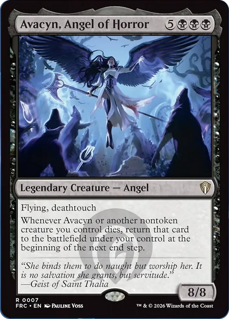 Avacyn, Angel of Horror [Reality Fracture Commander] | Lots Moore NSW