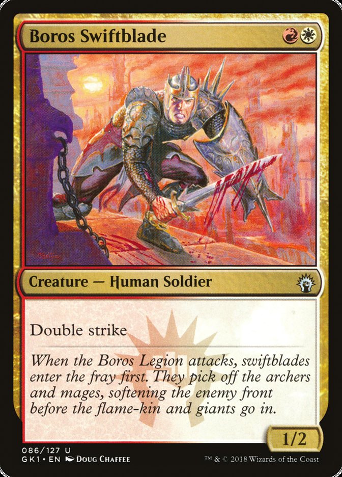 Boros Swiftblade [Guilds of Ravnica Guild Kit] | Lots Moore NSW