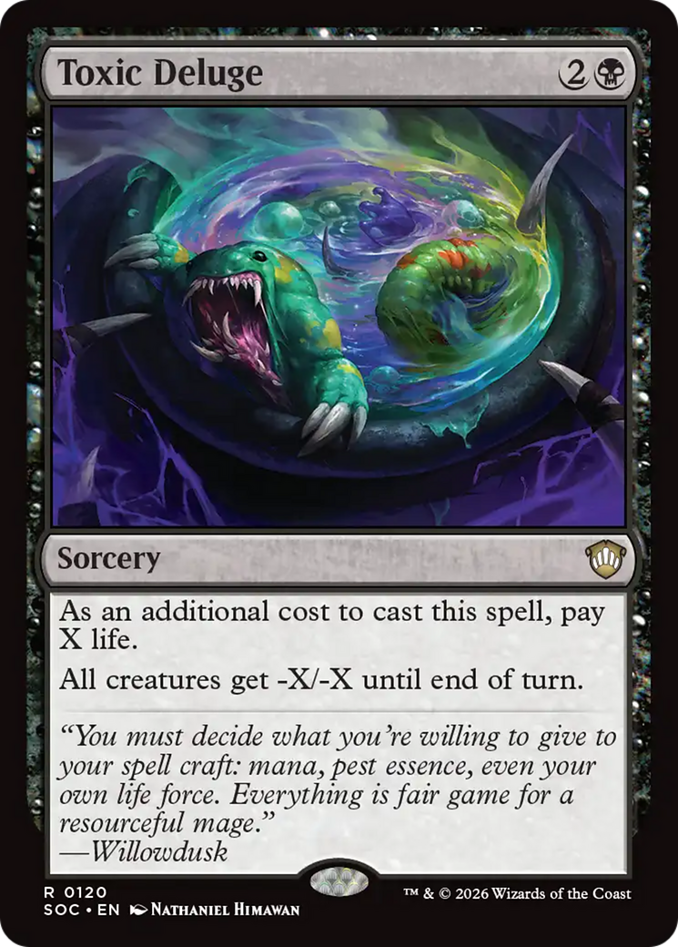 Toxic Deluge [Secrets of Strixhaven Commander] | Lots Moore NSW